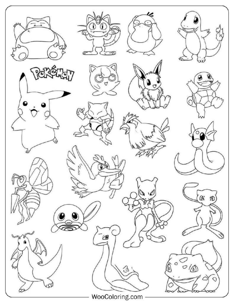 imagem pokemon para imprimir