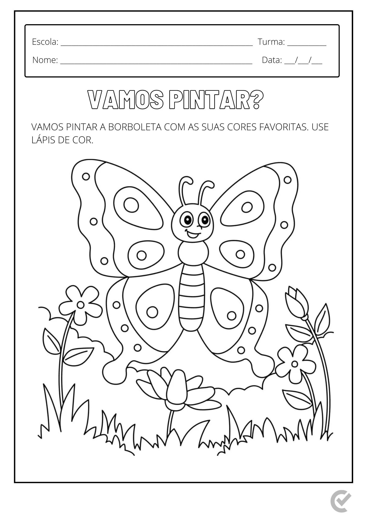 atividade de pintura para crianças