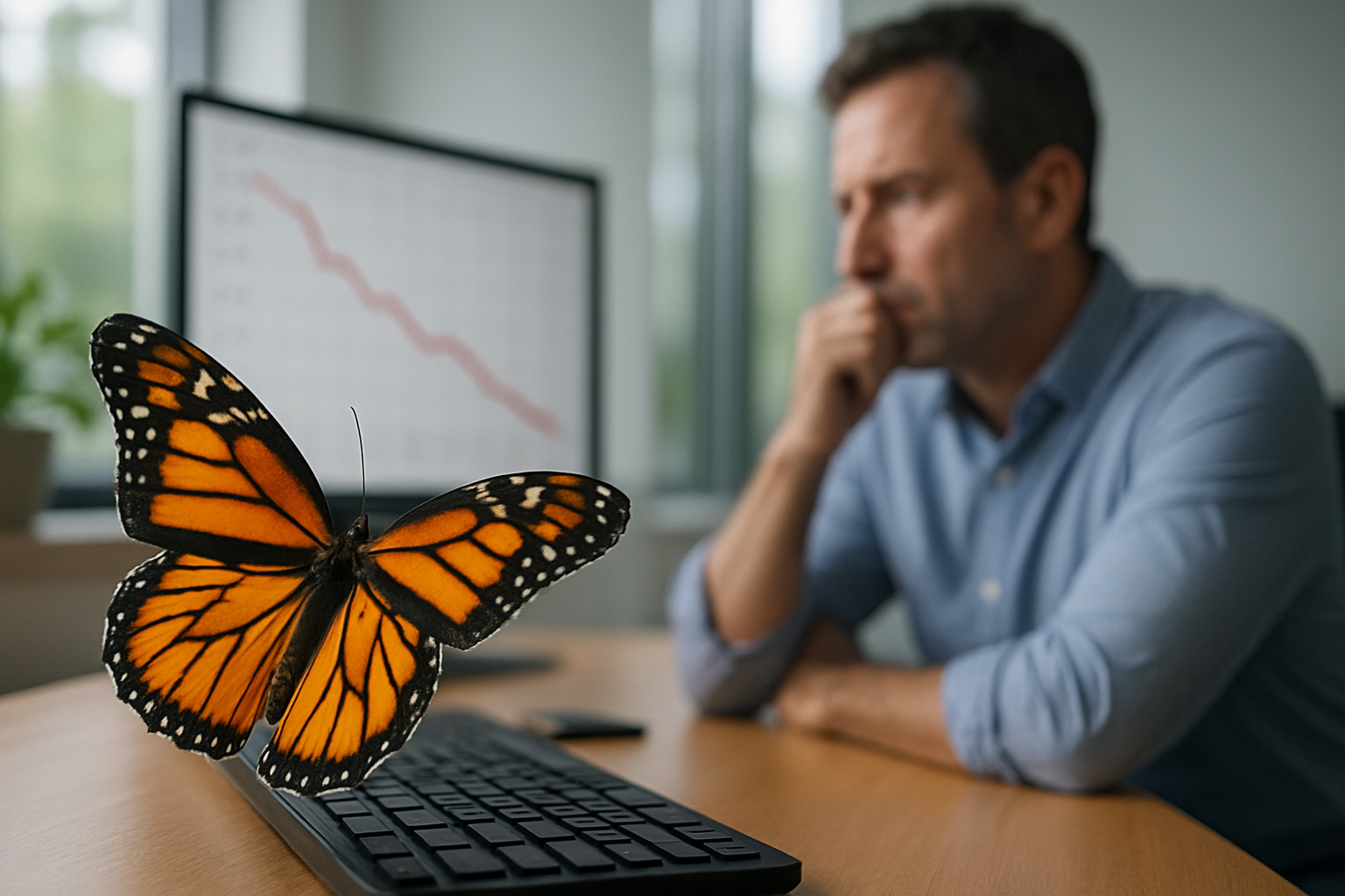 impacto do efeito borboleta no mercado financeiro