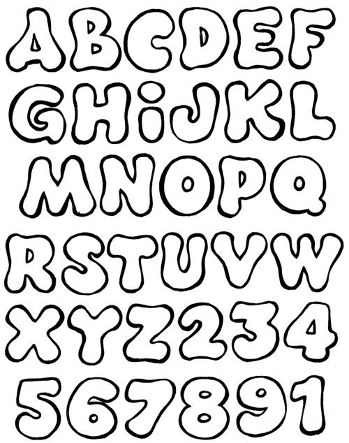 moldes de letras para imprimir grátis