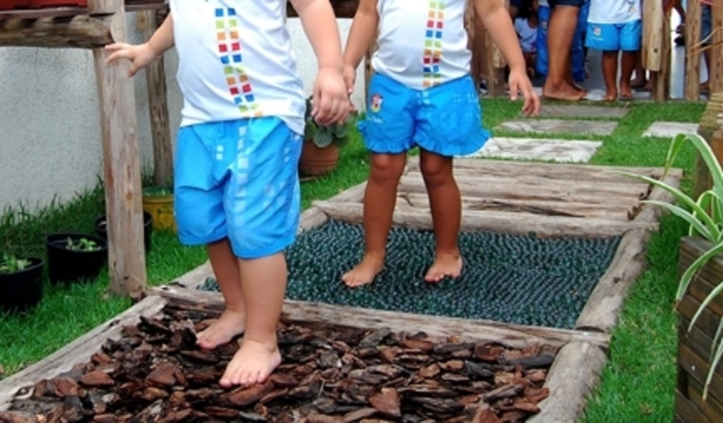 jardim sensorial para crianças