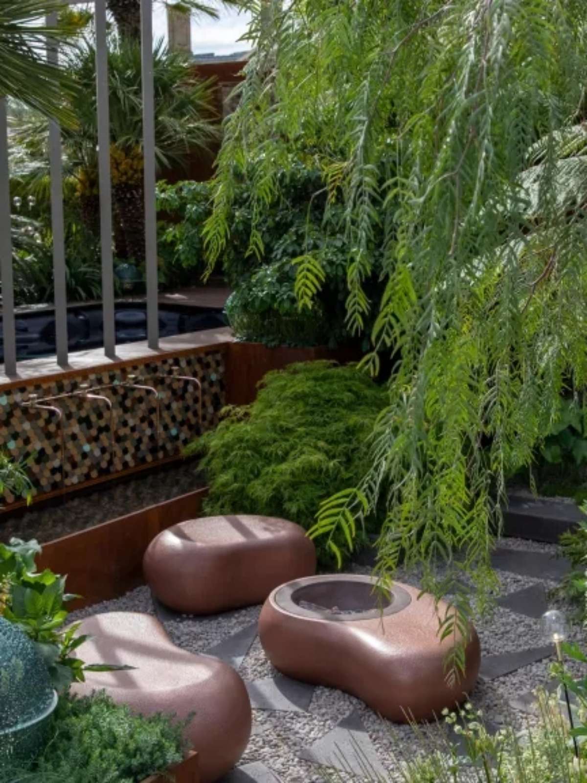 ideias de jardim sensorial para crianças pequenas