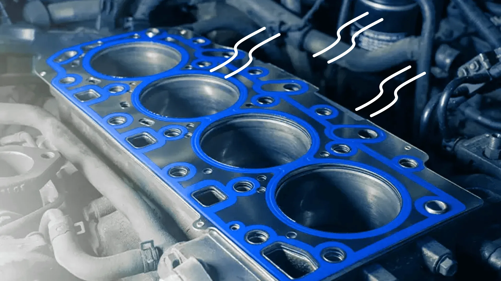 junta do cabeçote queimada