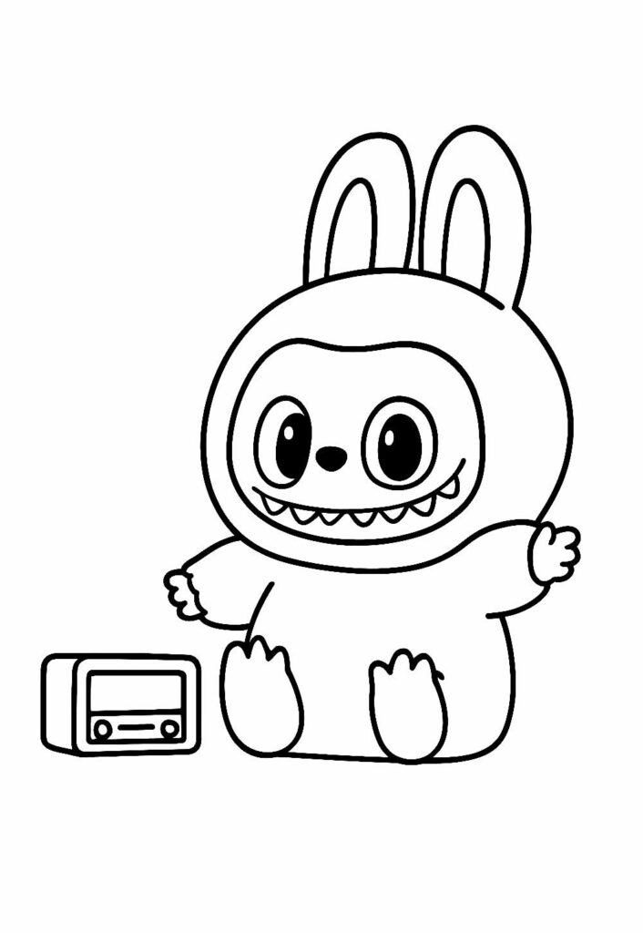 labubu para colorir