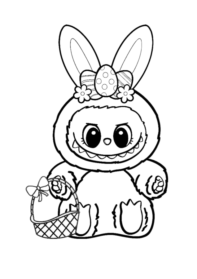 labubu para colorir