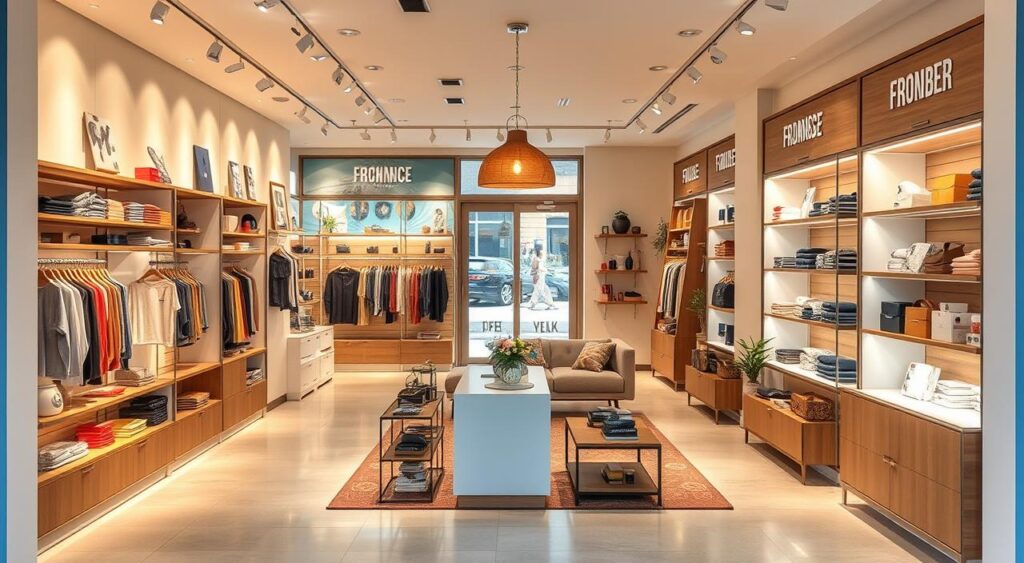 como organizar araras em loja pequena