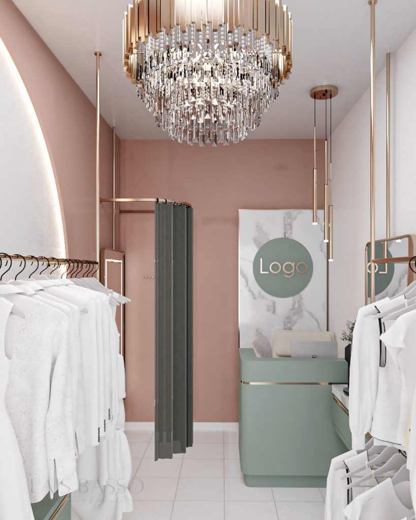 layout de loja pequena vs loja grande