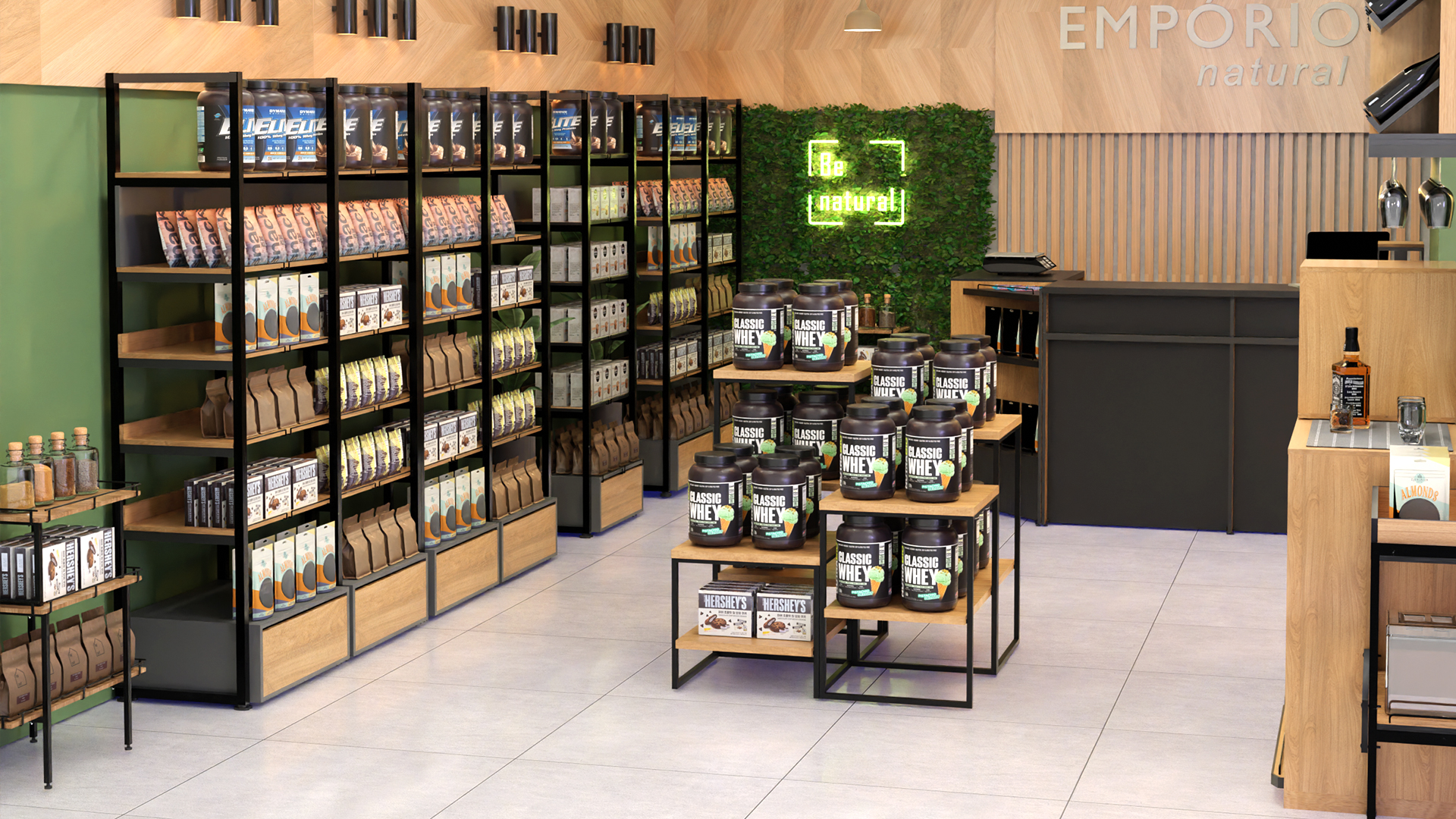 layout de loja pequena