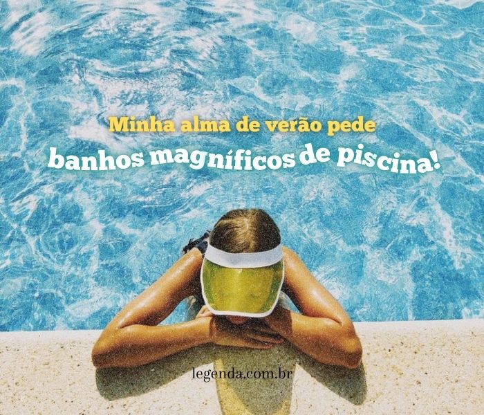 legenda foto piscina