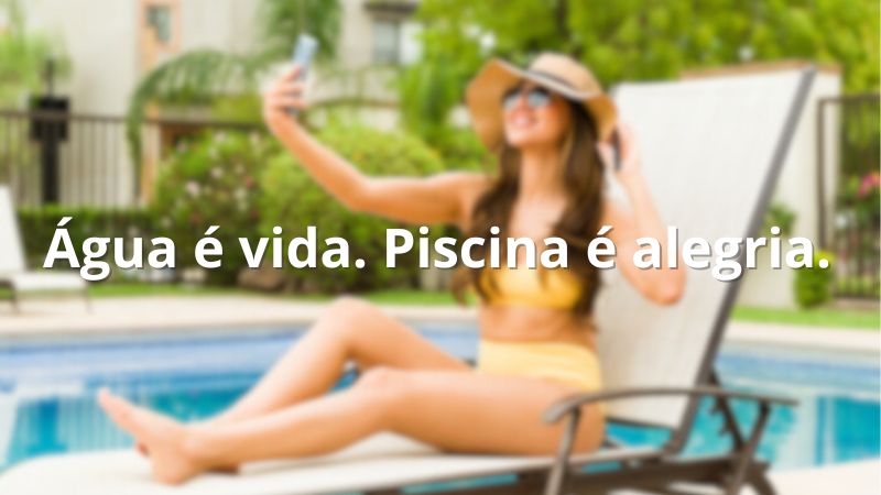 melhores legendas para fotos de piscina em viagem