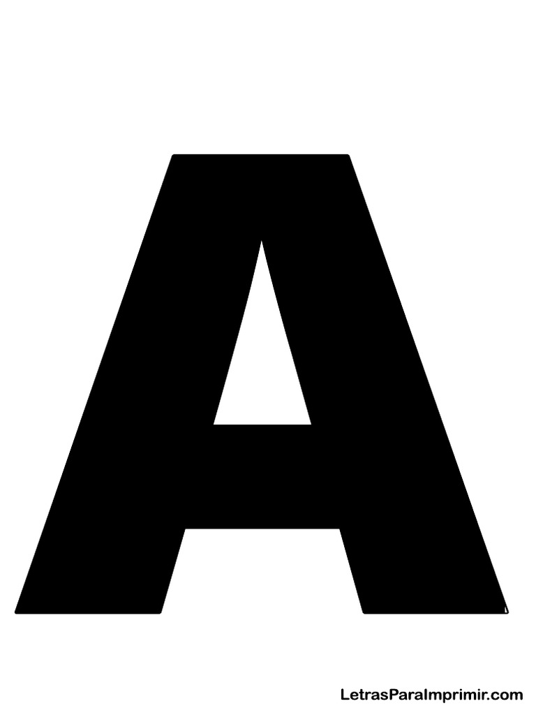 molde letra O grande PDF