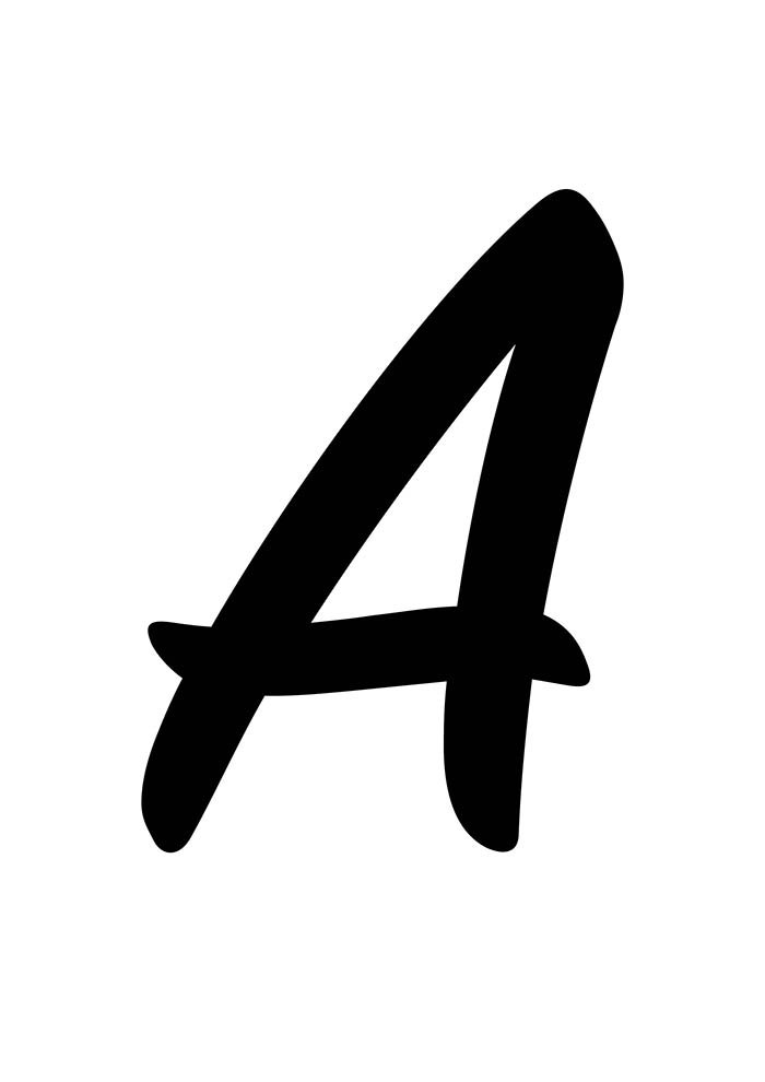 moldes de letras vazadas