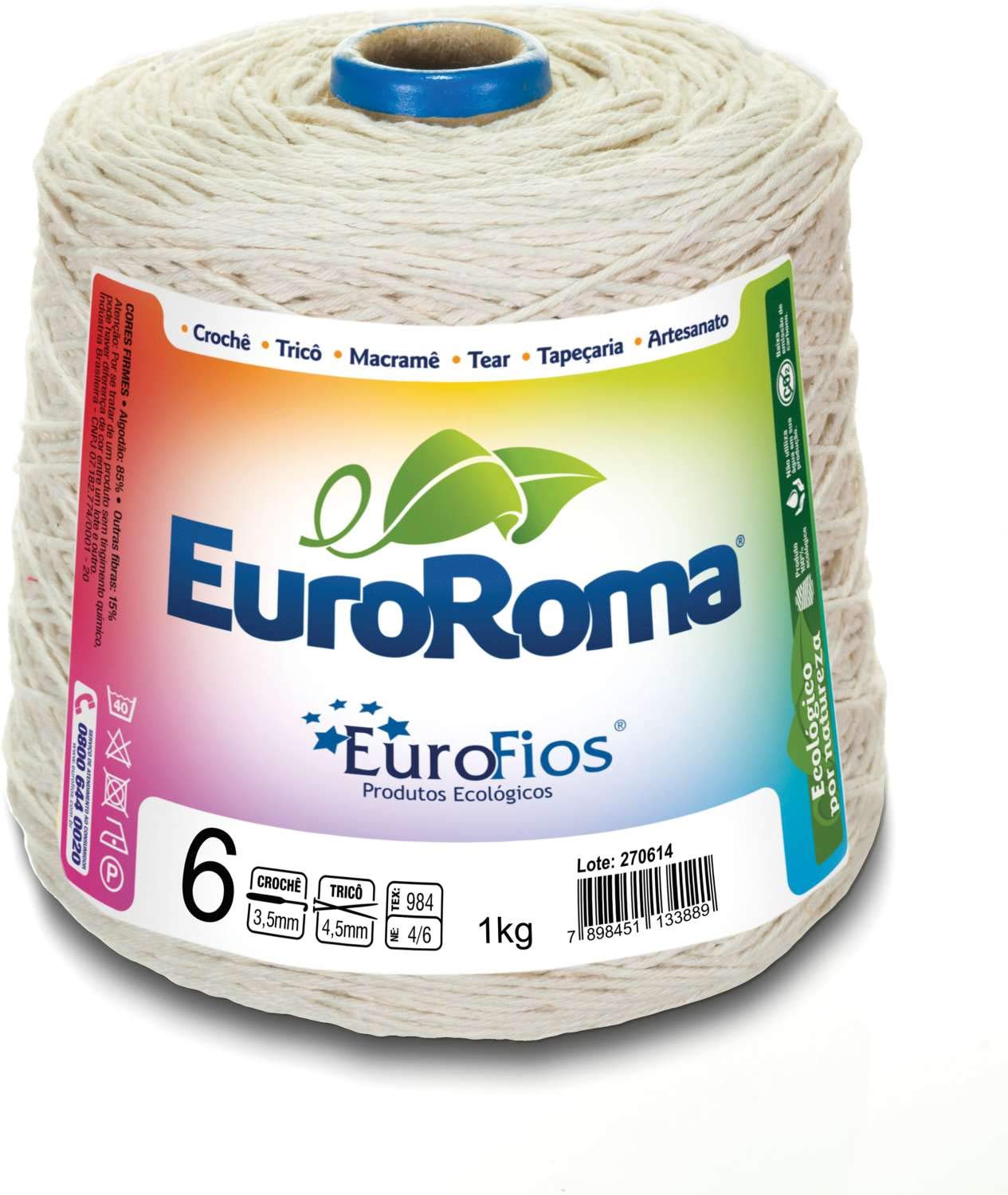 Barbante Ecológico EuroRoma 6