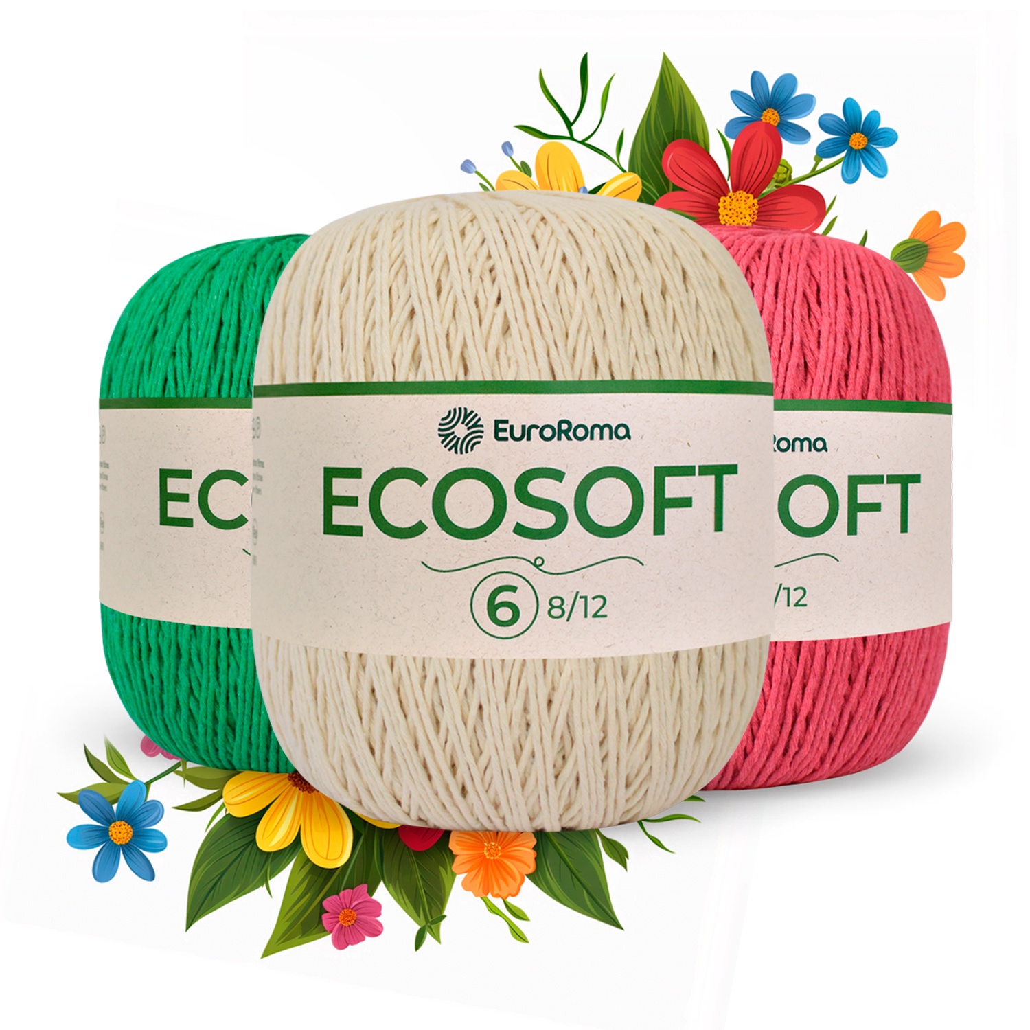 Fio EuroRoma 6 para Crochê