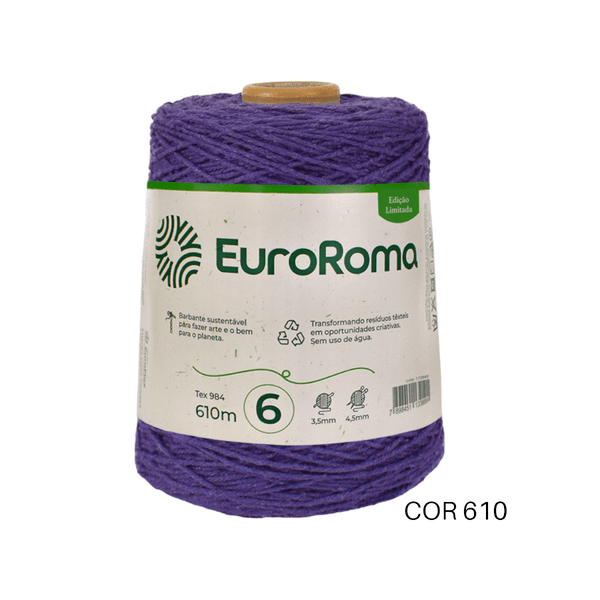 Barbante EuroRoma Colorido Nº 6