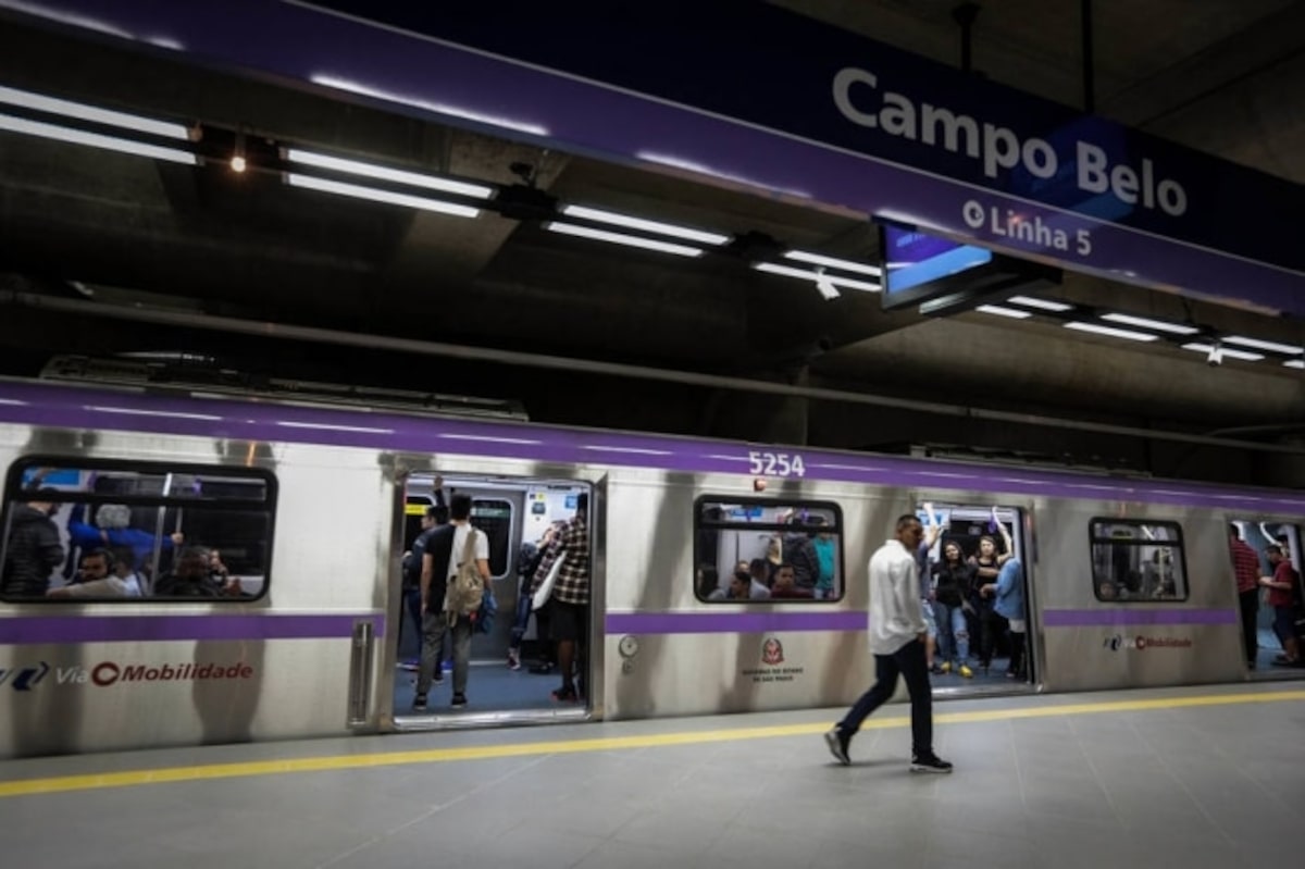 linha 5 lilás vs linha 9 esmeralda