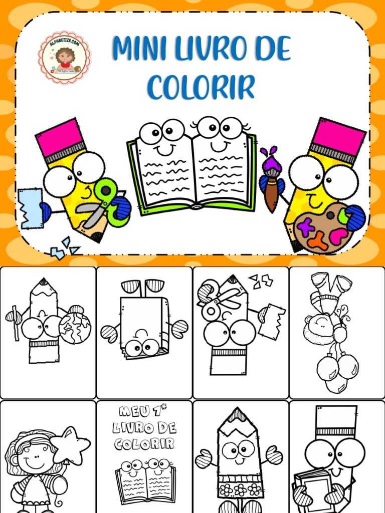 livros de colorir personalizados pdf