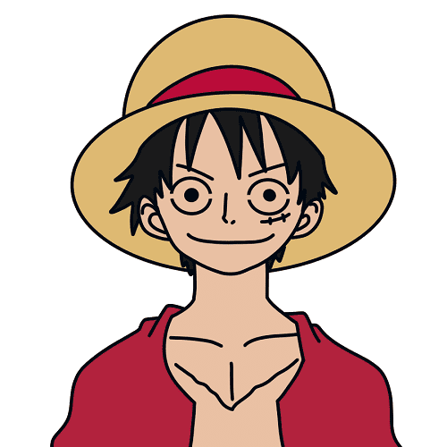 como desenhar monkey d. luffy