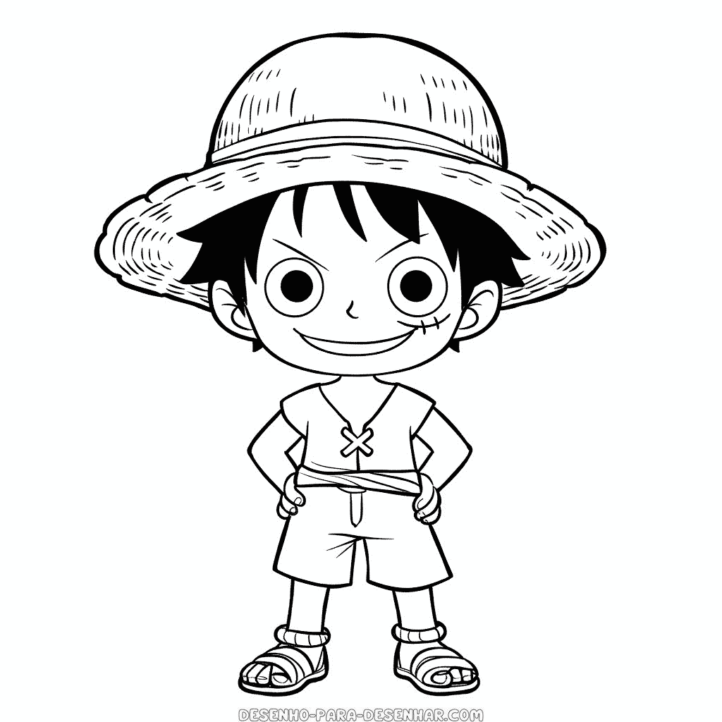 tutorial de desenho one piece