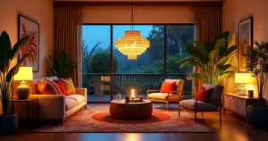 12 Ideias de Luminárias para Sala que Transformam seu Ambiente em Cinema