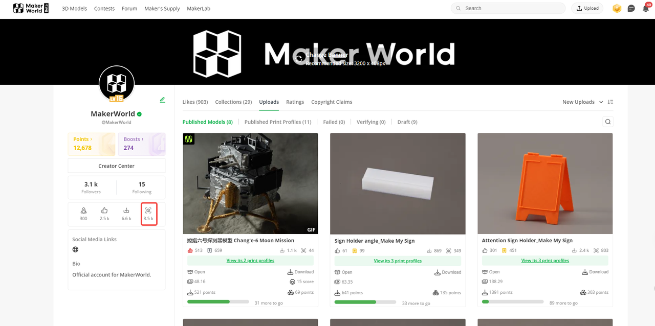 erros comuns ao baixar modelos do maker world