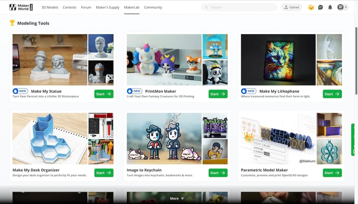 maker world vs cults3d qual plataforma escolher
