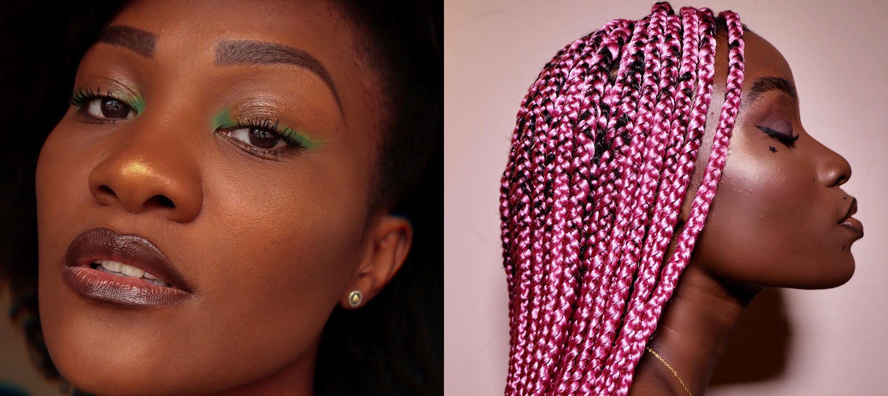 inspiração maquiagem pele negra festa