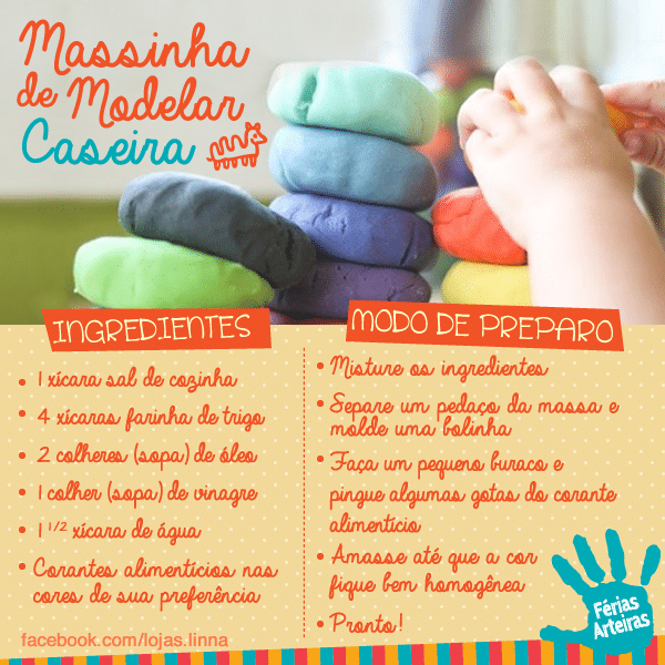 massinha caseira comestível