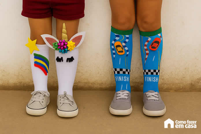 ideias criativas para dia da meia maluca