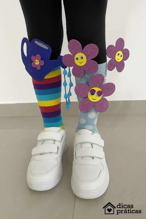 ideias criativas para dia da meia maluca