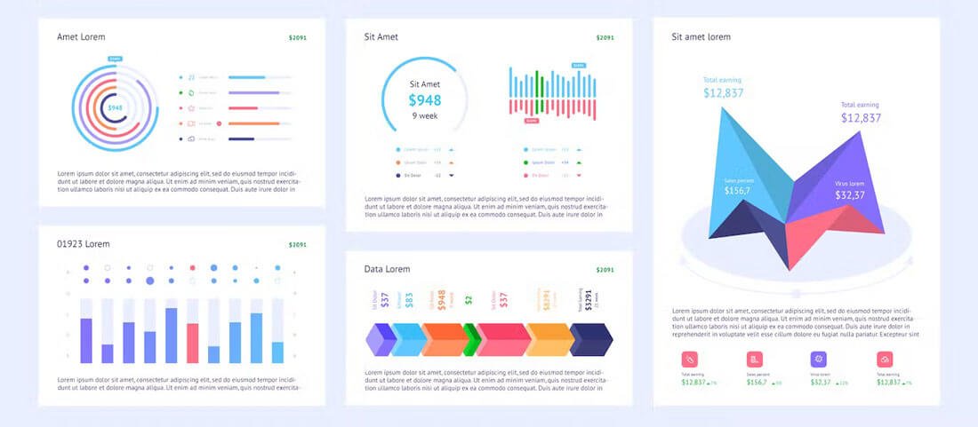 melhores exemplos infográficos criativos