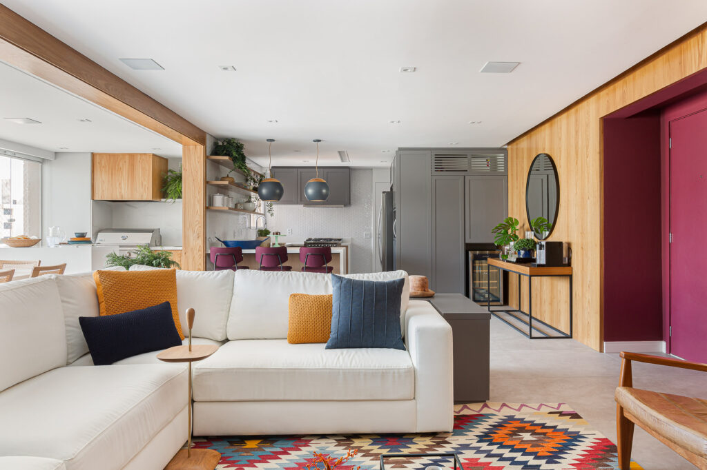 melhores ideias divisórias sala estar jantar integrada