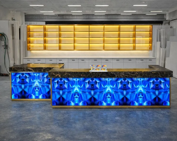 melhores ideias iluminação expositor narguilé