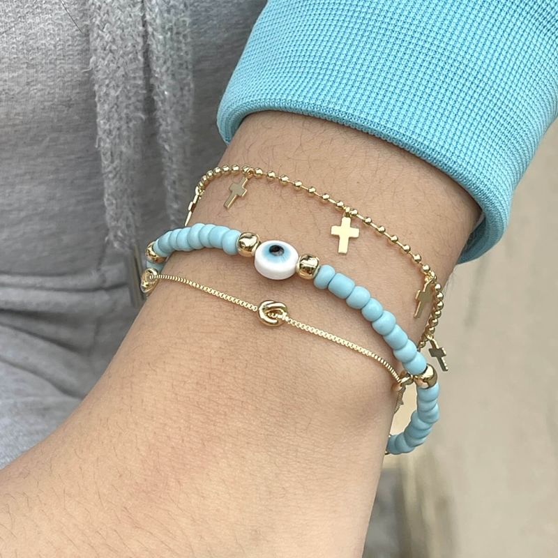 miçangas de vidro vs acrílico qual a melhor