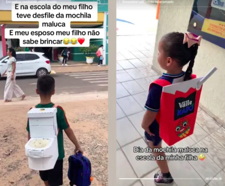 erros comuns ao fazer mochila maluca para menino