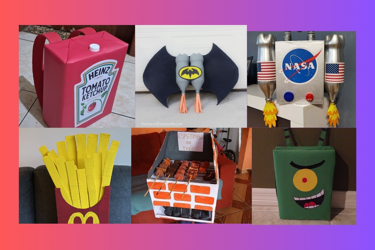 erros comuns ao fazer mochila maluca para menino