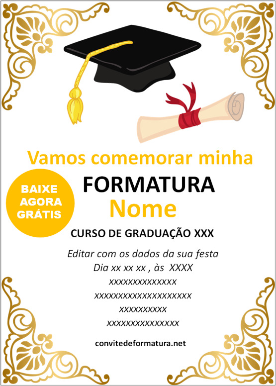 convite digital WhatsApp
