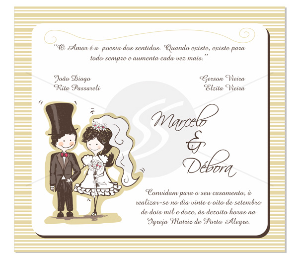 modelo de convite elegante