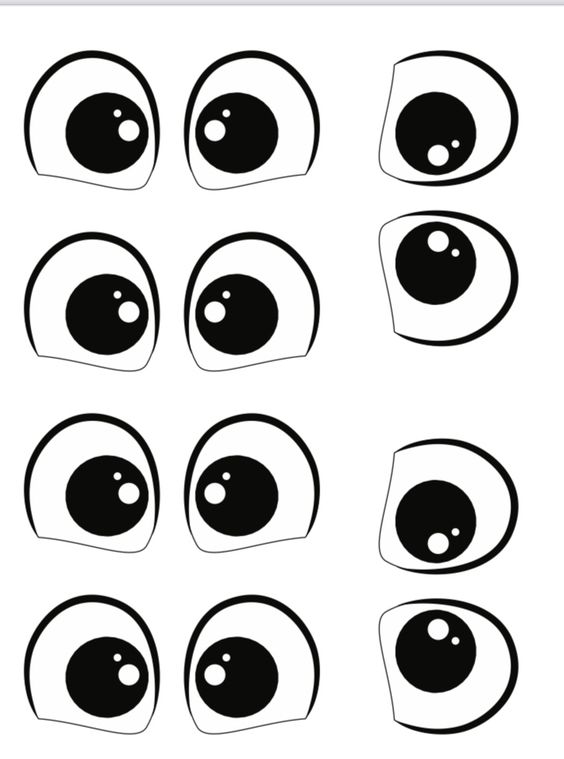 modelos de olhos para imprimir grátis