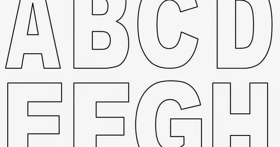 molde letras grandes para imprimir a4