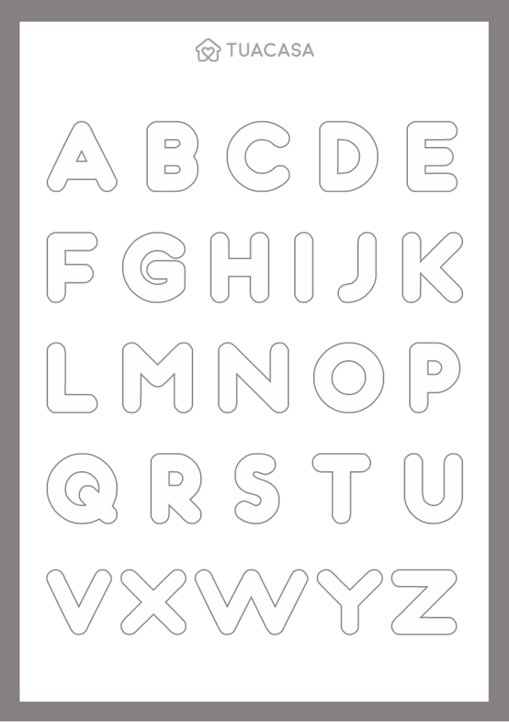 molde de letras gigantes para imprimir