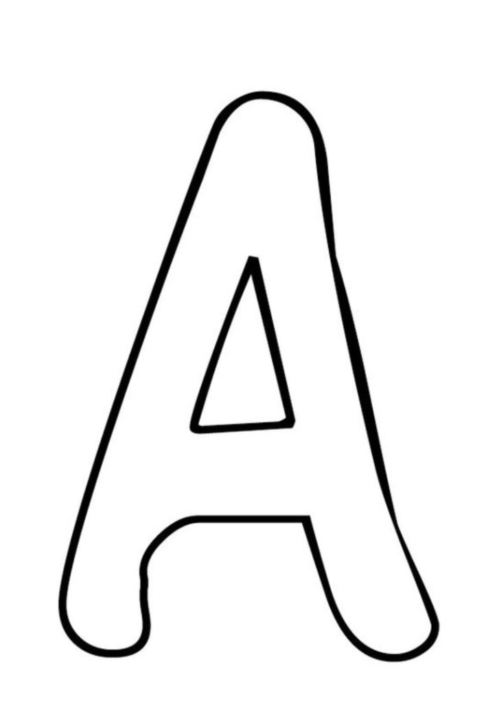 moldes de letras do alfabeto em tamanho grande