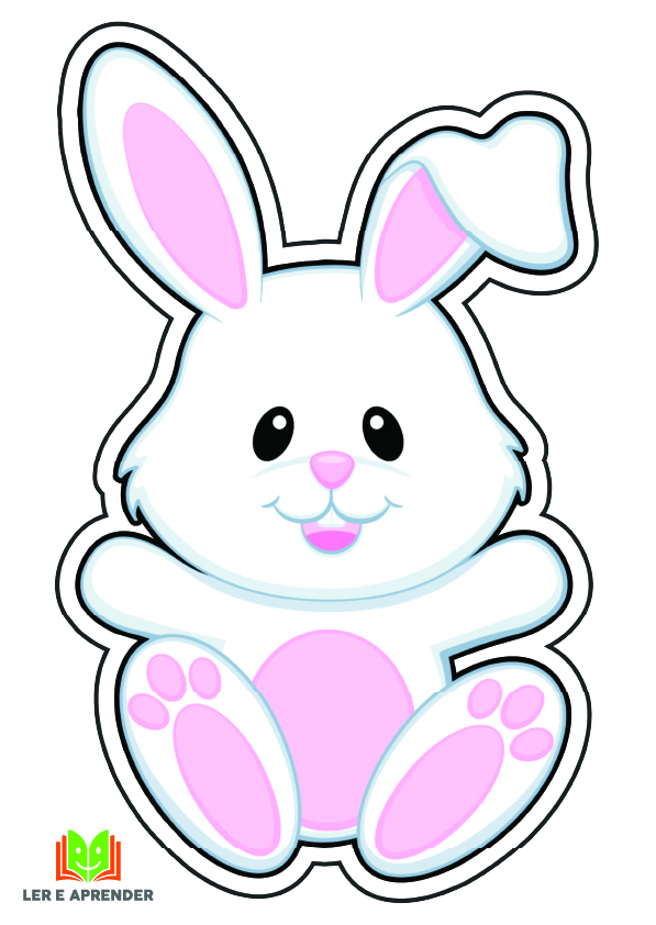 molde coelho páscoa passo a passo