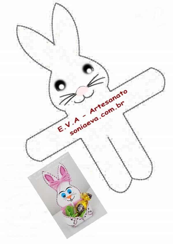 molde lembrancinha pascoa papel para imprimir