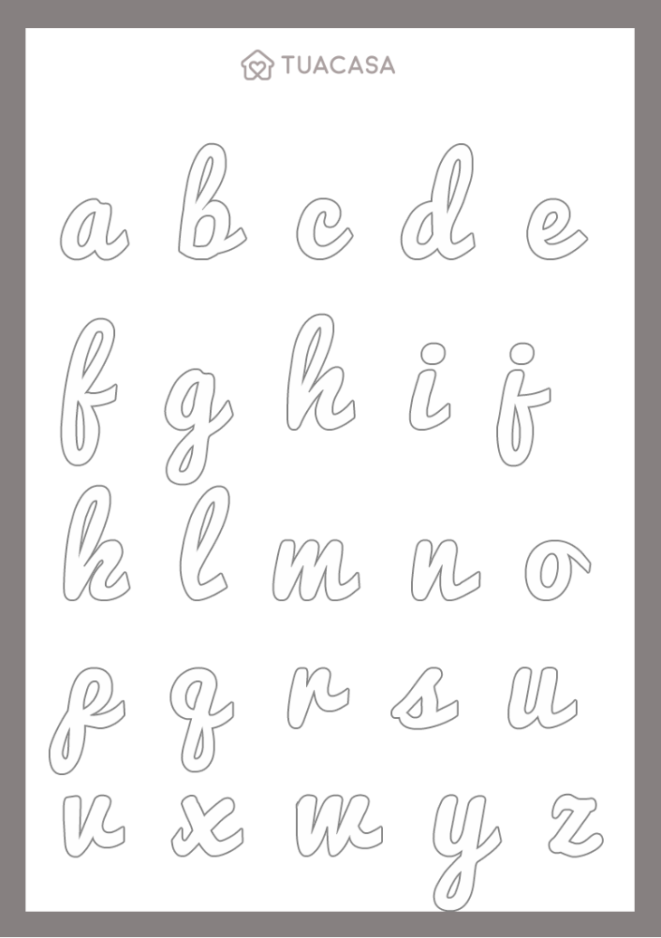 molde de letras