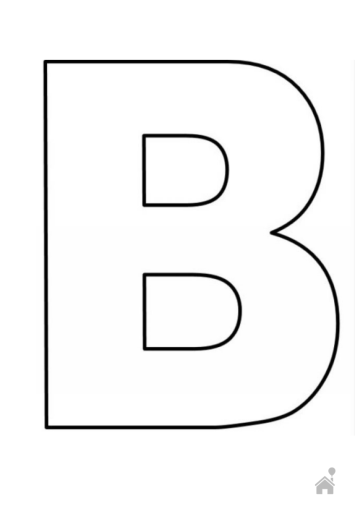 molde letra para feltro