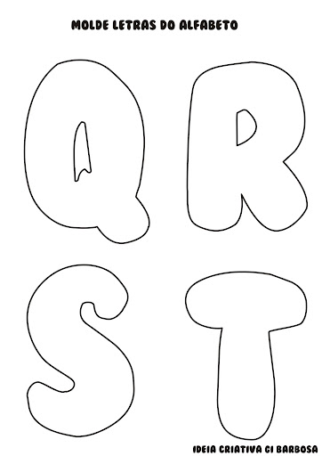 moldes de letras para imprimir vs. criar no WordArt