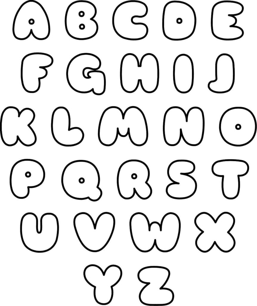 moldes de letras para imprimir e decorar festas