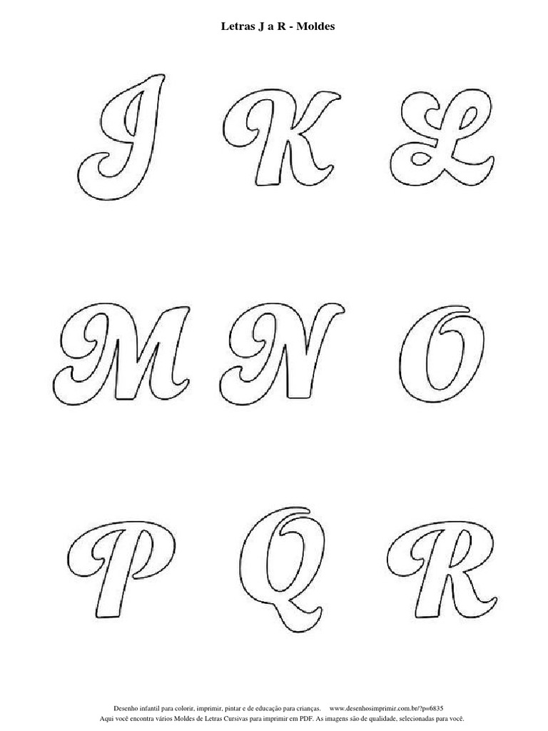 moldes de letras cursivas para convites de casamento