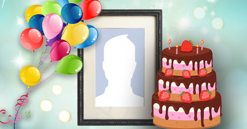 templates aniversário fotos grátis